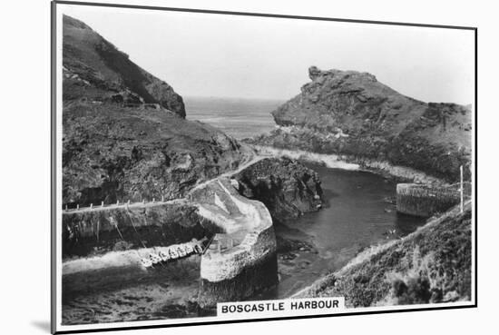 Boscastle Harbour, Cornwall, 1937-null-Mounted Giclee Print
