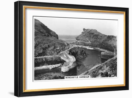 Boscastle Harbour, Cornwall, 1937-null-Framed Giclee Print
