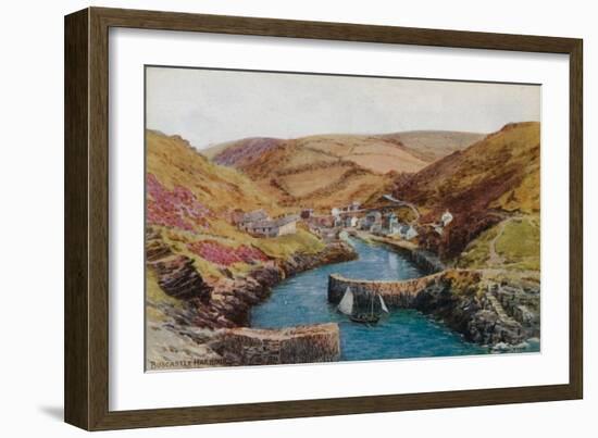 Boscastle, Harbour-Alfred Robert Quinton-Framed Giclee Print