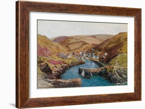 Boscastle, Harbour-Alfred Robert Quinton-Framed Giclee Print