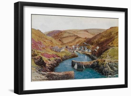 Boscastle, Harbour-Alfred Robert Quinton-Framed Giclee Print