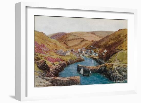 Boscastle, Harbour-Alfred Robert Quinton-Framed Giclee Print