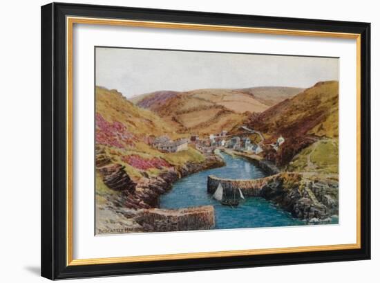 Boscastle, Harbour-Alfred Robert Quinton-Framed Giclee Print