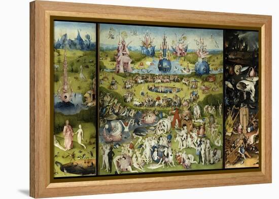 Bosch - Garden of Earthly Delights-null-Framed Premier Image Canvas