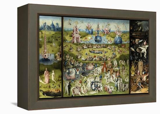 Bosch - Garden of Earthly Delights-null-Framed Premier Image Canvas