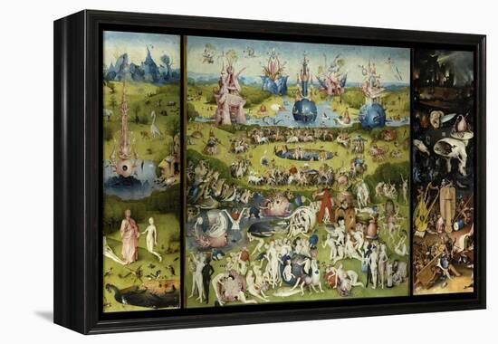 Bosch - Garden of Earthly Delights-null-Framed Premier Image Canvas