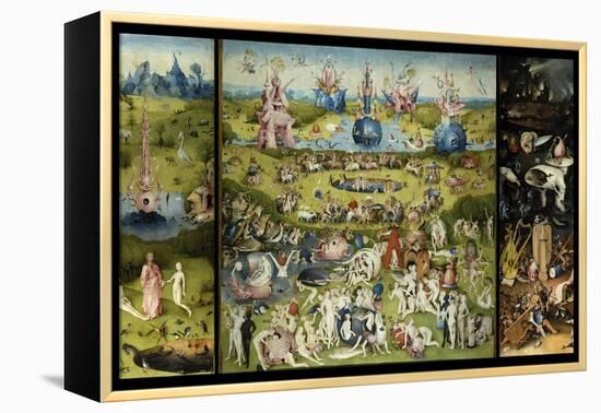 Bosch - Garden of Earthly Delights-null-Framed Premier Image Canvas