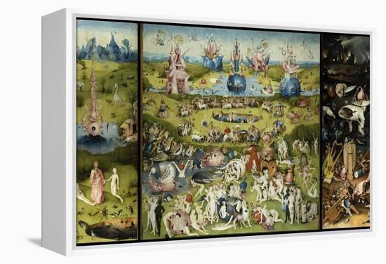 Bosch - Garden of Earthly Delights-null-Framed Premier Image Canvas