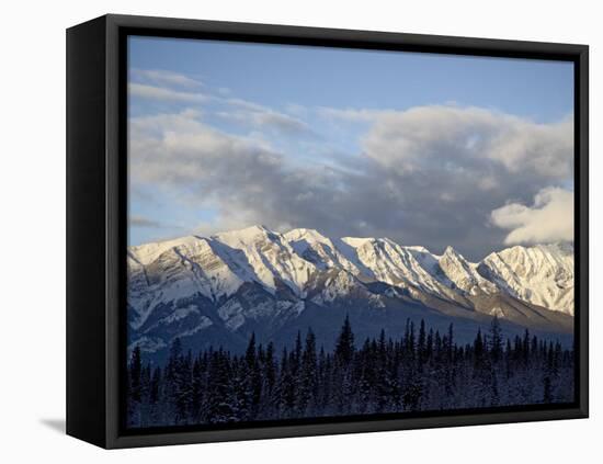 Bosche Range in Winter, Jasper National Park, Rocky Mountains, Alberta, Canada-James Hager-Framed Premier Image Canvas