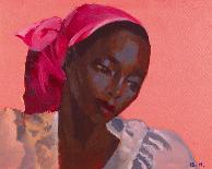 Lady in a Pink Headtie, 1995-Boscoe Holder-Photographic Print
