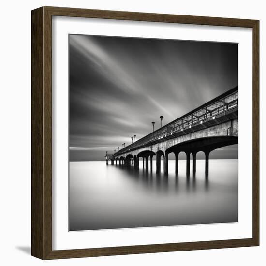 Boscombe Pier-Rob Cherry-Framed Giclee Print