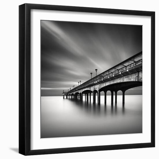Boscombe Pier-Rob Cherry-Framed Giclee Print