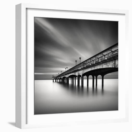 Boscombe Pier-Rob Cherry-Framed Giclee Print
