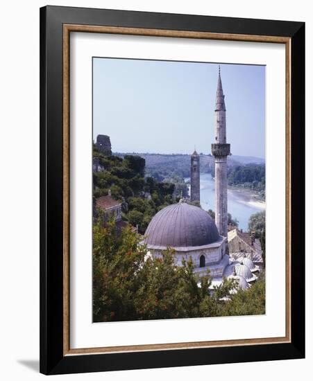 Bosnia, Pocitelj, Neretva, Mosque-Thonig-Framed Photographic Print