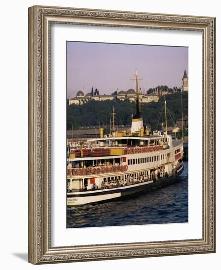 Bosphorus Ferry, Istanbul, Turkey, Eurasia-David Lomax-Framed Photographic Print