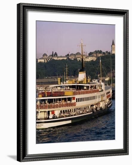 Bosphorus Ferry, Istanbul, Turkey, Eurasia-David Lomax-Framed Photographic Print