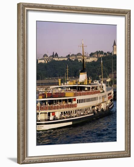 Bosphorus Ferry, Istanbul, Turkey, Eurasia-David Lomax-Framed Photographic Print