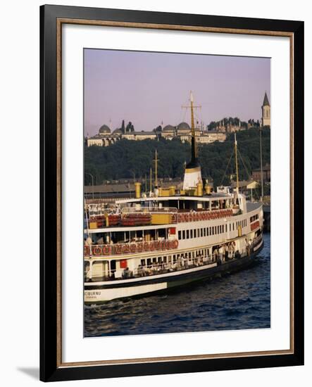 Bosphorus Ferry, Istanbul, Turkey, Eurasia-David Lomax-Framed Photographic Print