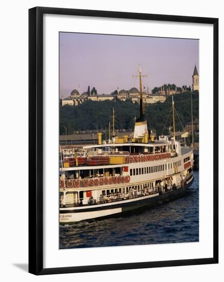 Bosphorus Ferry, Istanbul, Turkey, Eurasia-David Lomax-Framed Photographic Print