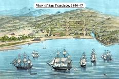 View of San Francisco, Formerly Yerba Buena, in 1846-7. before the Discovery of Gold-Bosqui & Co-Art Print