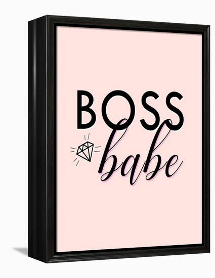 Boss Babe-Anna Quach-Framed Stretched Canvas