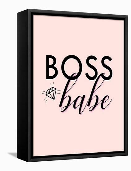 Boss Babe-Anna Quach-Framed Stretched Canvas