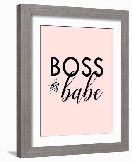 Boss Babe-Anna Quach-Framed Art Print