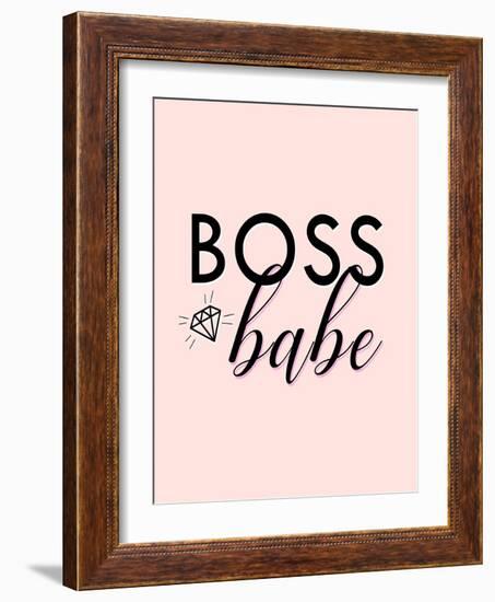 Boss Babe-Anna Quach-Framed Art Print