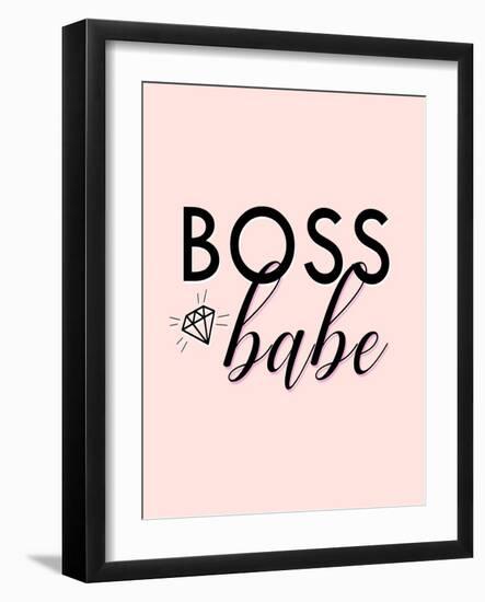 Boss Babe-Anna Quach-Framed Art Print