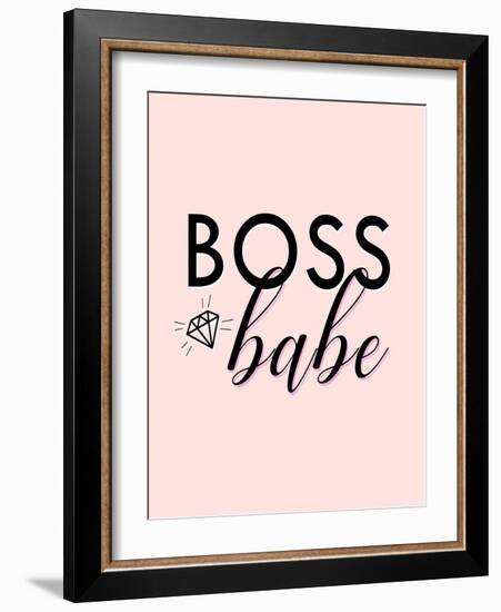 Boss Babe-Anna Quach-Framed Art Print