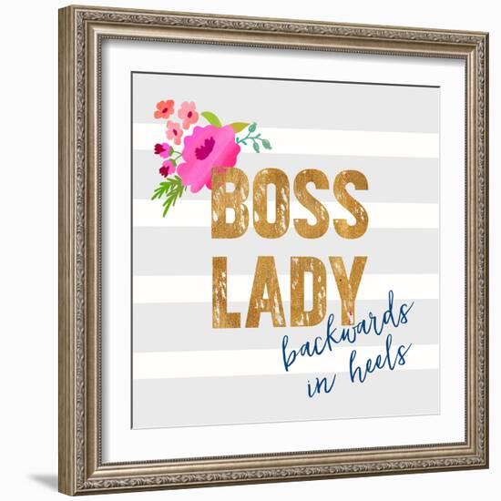 Boss Lady-Bella Dos Santos-Framed Art Print