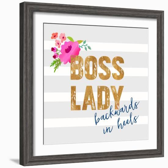 Boss Lady-Bella Dos Santos-Framed Art Print