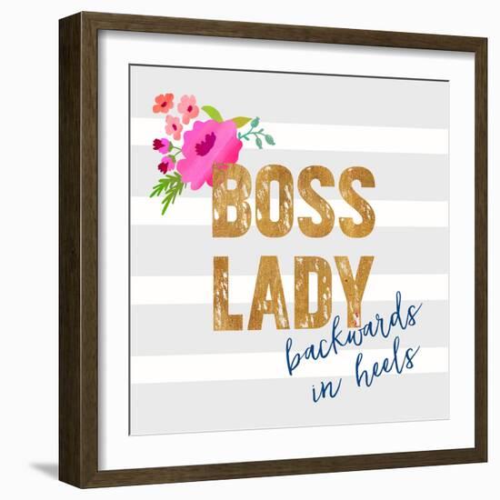 Boss Lady-Bella Dos Santos-Framed Art Print