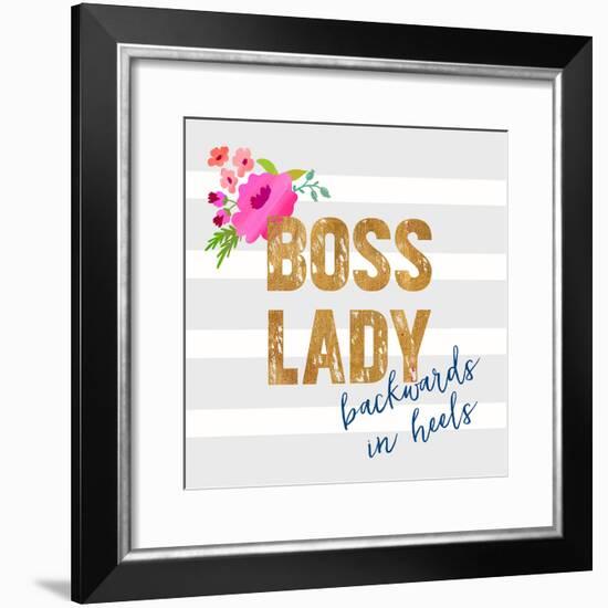 Boss Lady-Bella Dos Santos-Framed Art Print