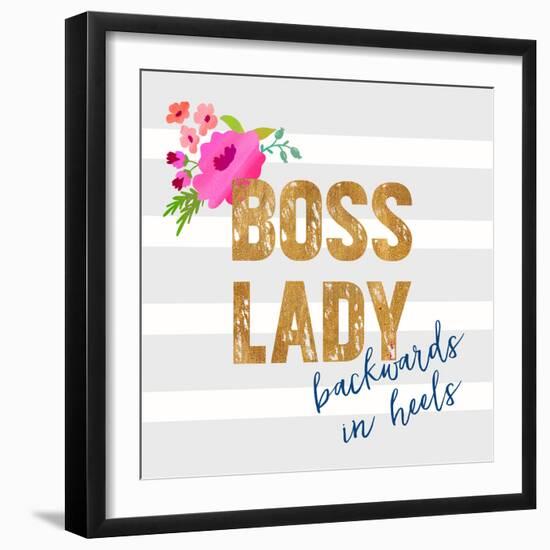 Boss Lady-Bella Dos Santos-Framed Art Print