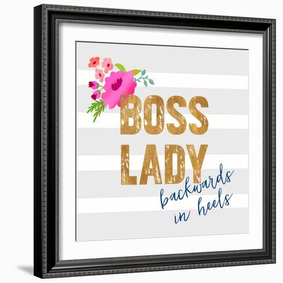 Boss Lady-Bella Dos Santos-Framed Art Print