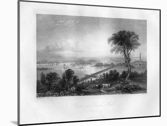 Boston and Bunker Hill, Massachusetts, 1855-FO Freeman-Mounted Giclee Print