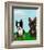 Boston and Frenchie-Brian Rubenacker-Framed Art Print