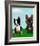 Boston and Frenchie-Brian Rubenacker-Framed Art Print