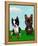 Boston and Frenchie-Brian Rubenacker-Framed Stretched Canvas