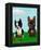 Boston and Frenchie-Brian Rubenacker-Framed Stretched Canvas