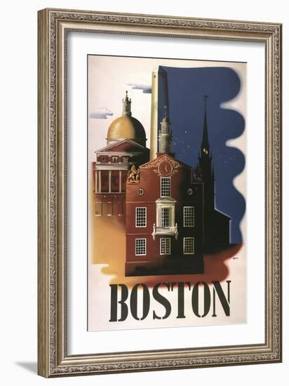 Boston Architecture-null-Framed Giclee Print