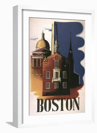 Boston Architecture-null-Framed Giclee Print