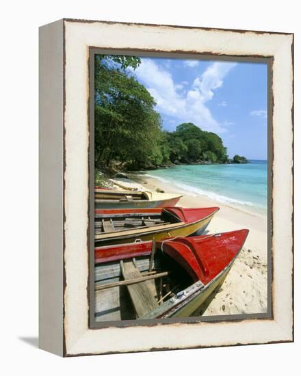 Boston Beach, Port Antonio, Jamaica, West Indies, Central America-Sergio Pitamitz-Framed Premier Image Canvas