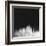 Boston City Skyline - White-NaxArt-Framed Art Print