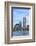 Boston City Skyline with Prudential Tower and Urban Skyscrapers over Charles River.-Songquan Deng-Framed Photographic Print