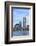 Boston City Skyline with Prudential Tower and Urban Skyscrapers over Charles River.-Songquan Deng-Framed Photographic Print