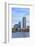 Boston City Skyline with Prudential Tower and Urban Skyscrapers over Charles River.-Songquan Deng-Framed Photographic Print