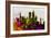 Boston City Skyline-NaxArt-Framed Art Print