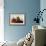 Boston City Skyline-NaxArt-Framed Premium Giclee Print displayed on a wall